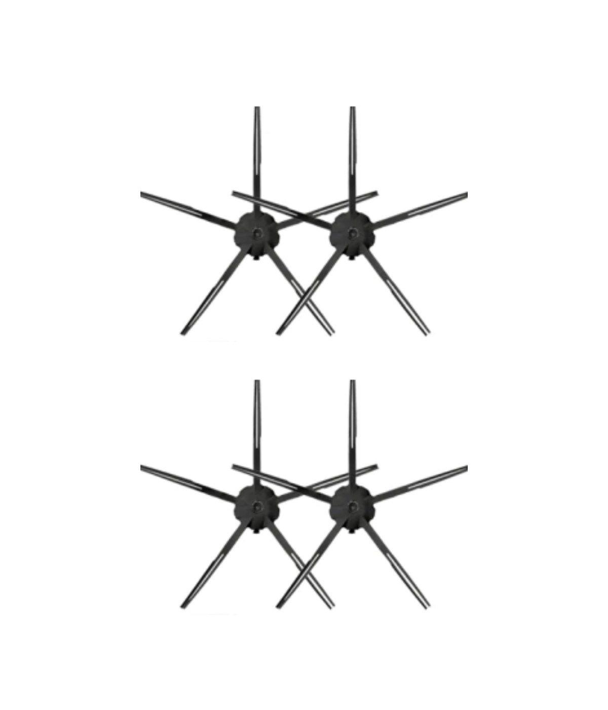 Roborock S7 Maxv, S7 Maxv Ultra Uyumlu Yedek Yan Fırça-4 Adet