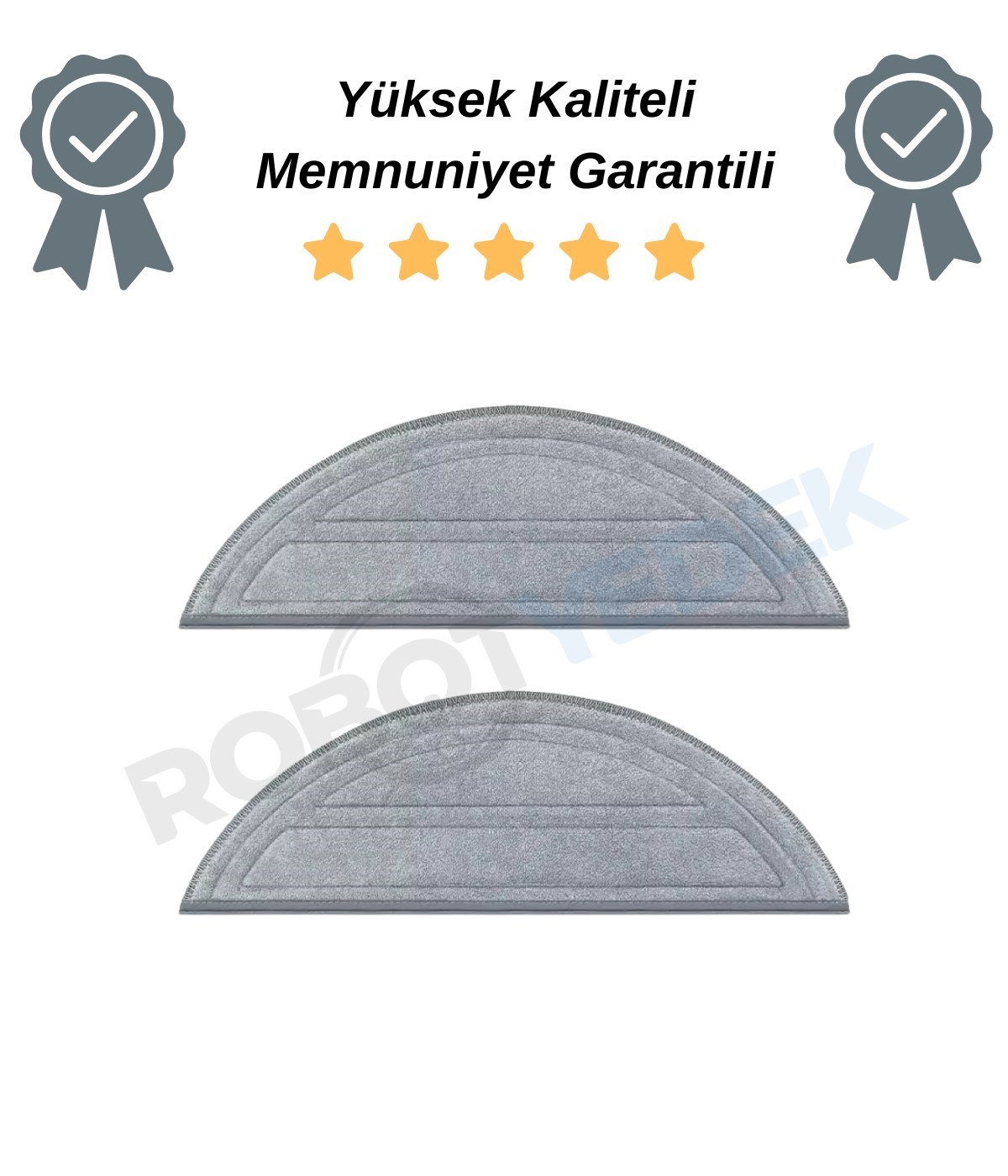 Roborock S9 S9 Plus Uyumlu Mikrofiber Mop Bez-2 Adet 