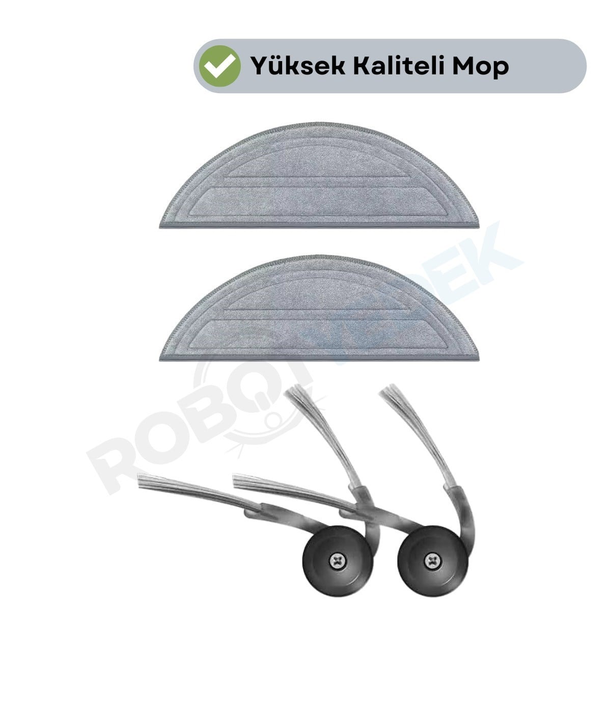 Roborock S9 S9 Plus Uyumlu Mop ve Yan Fırça-4 Parça