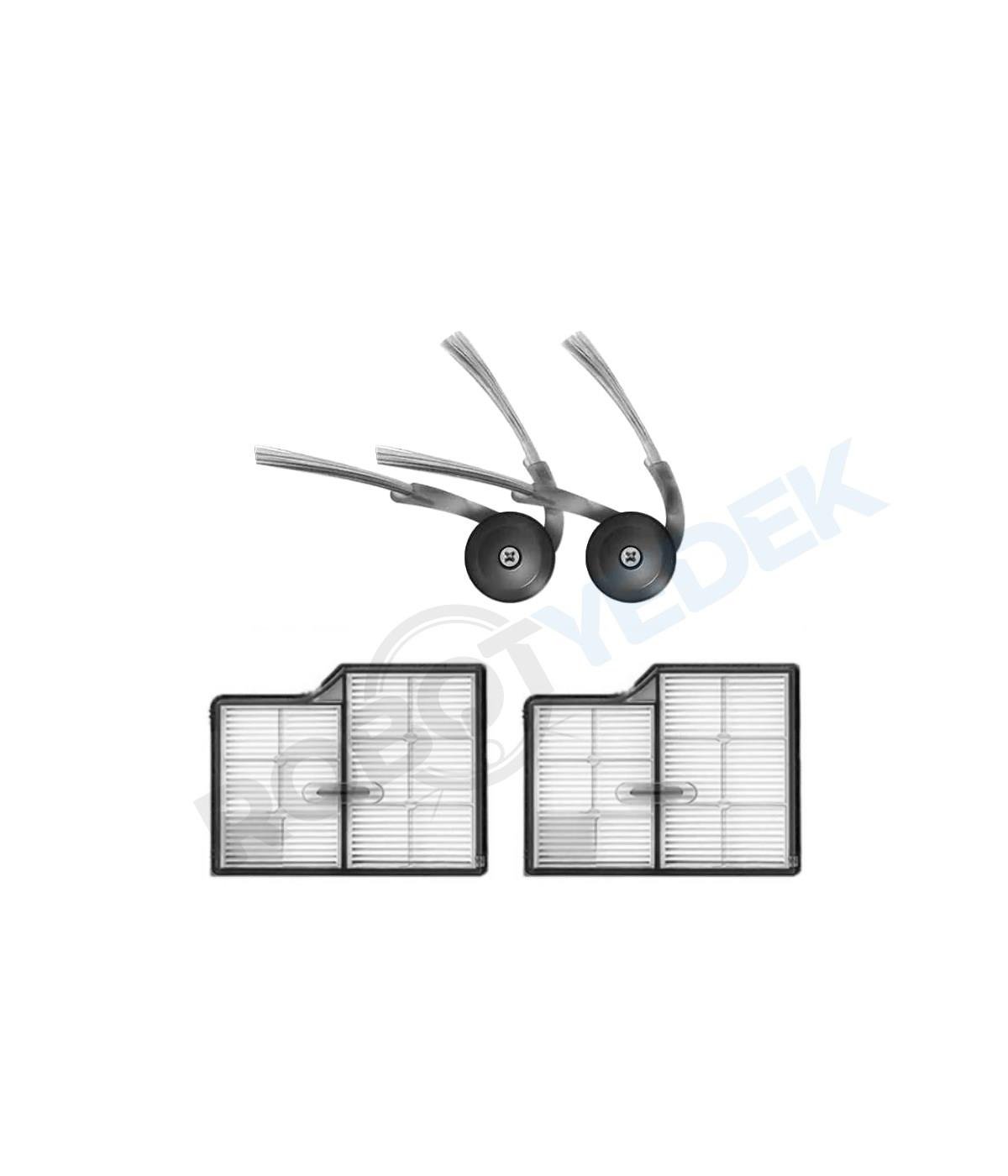 Roborock Saros 10 Uyumlu Hepa Filtre ve Yan Fırça-4 Parça