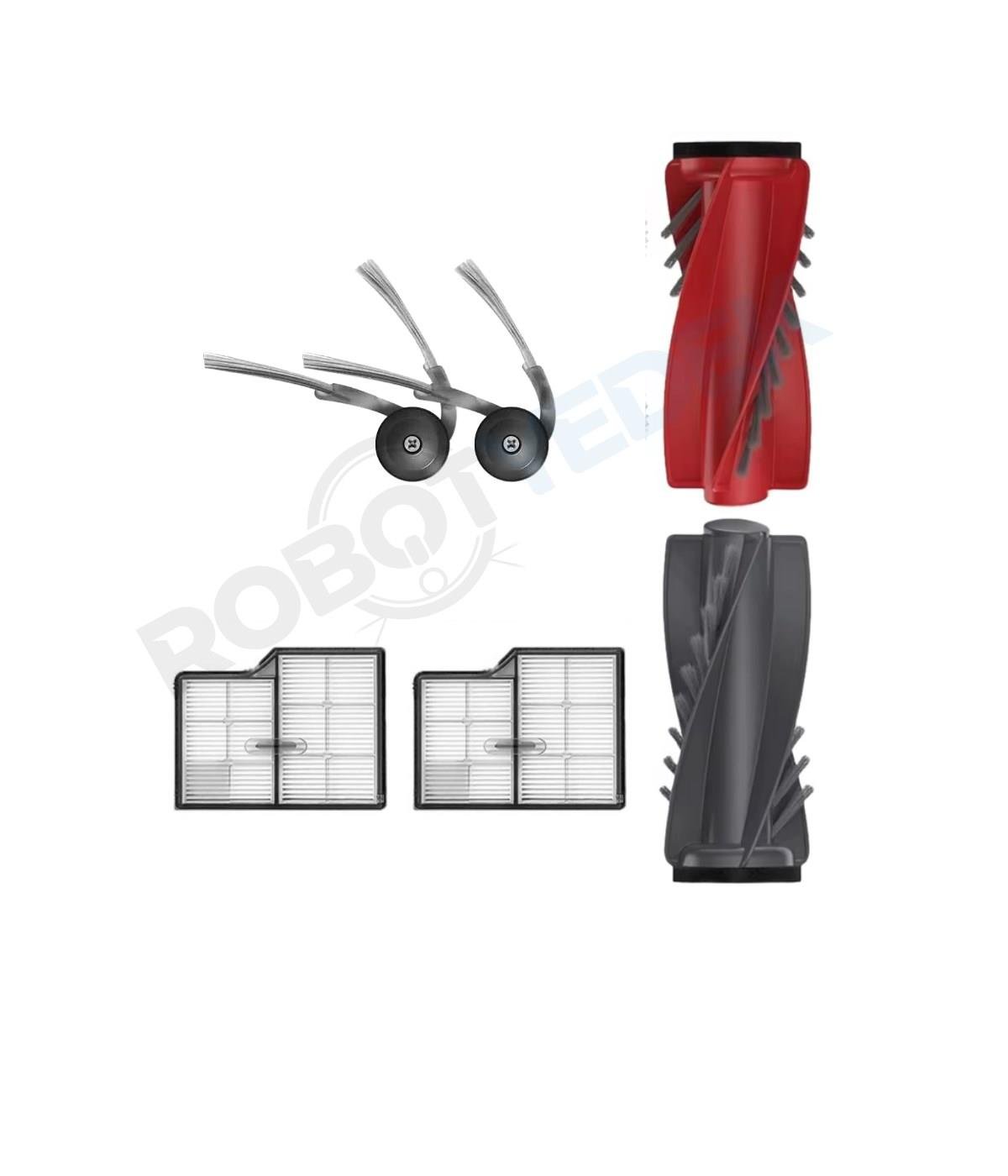 Roborock Saros 10 Uyumlu Mopsuz Fırça Hepa Filtre Seti-5 Parça