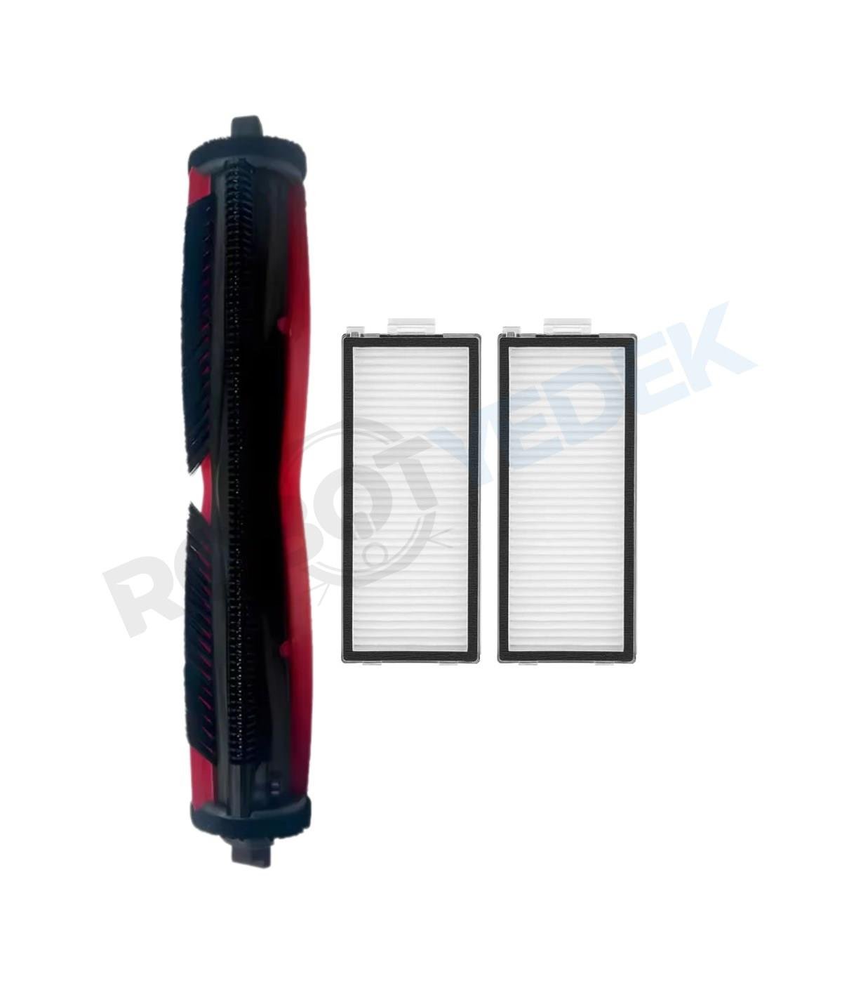 Roborock Saros Z70 Uyumlu Ana Fırça ve Hepa Filtre-3 Parça