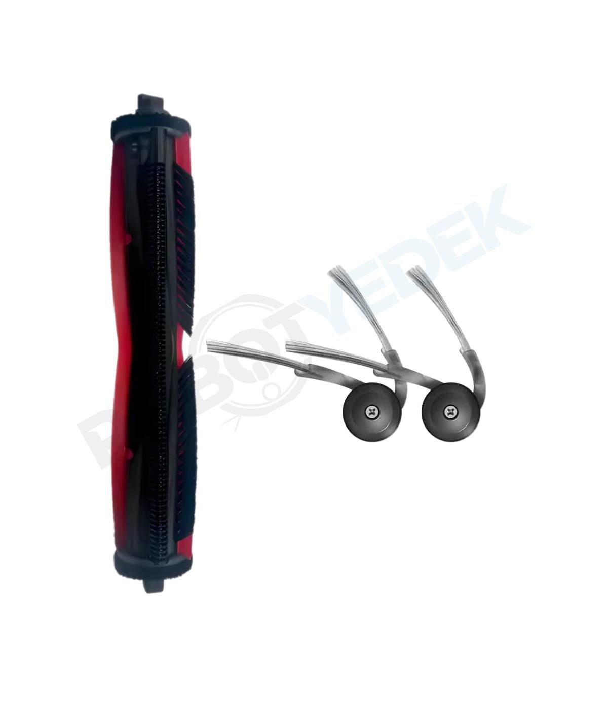 Roborock Saros Z70 Uyumlu Ana Fırça ve Yan Fırça-3 Parça