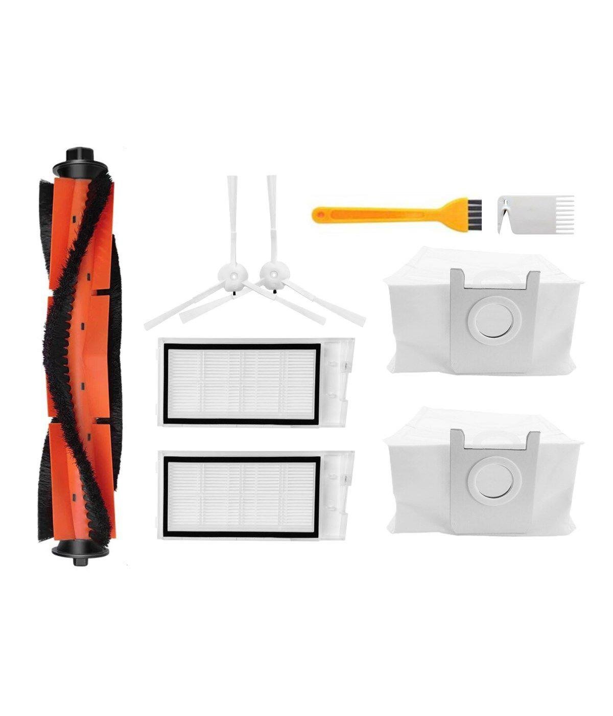 Roidmi Eve Plus Uyumlu Yedek Fırça Filtre Toz Torbası-9 Parça