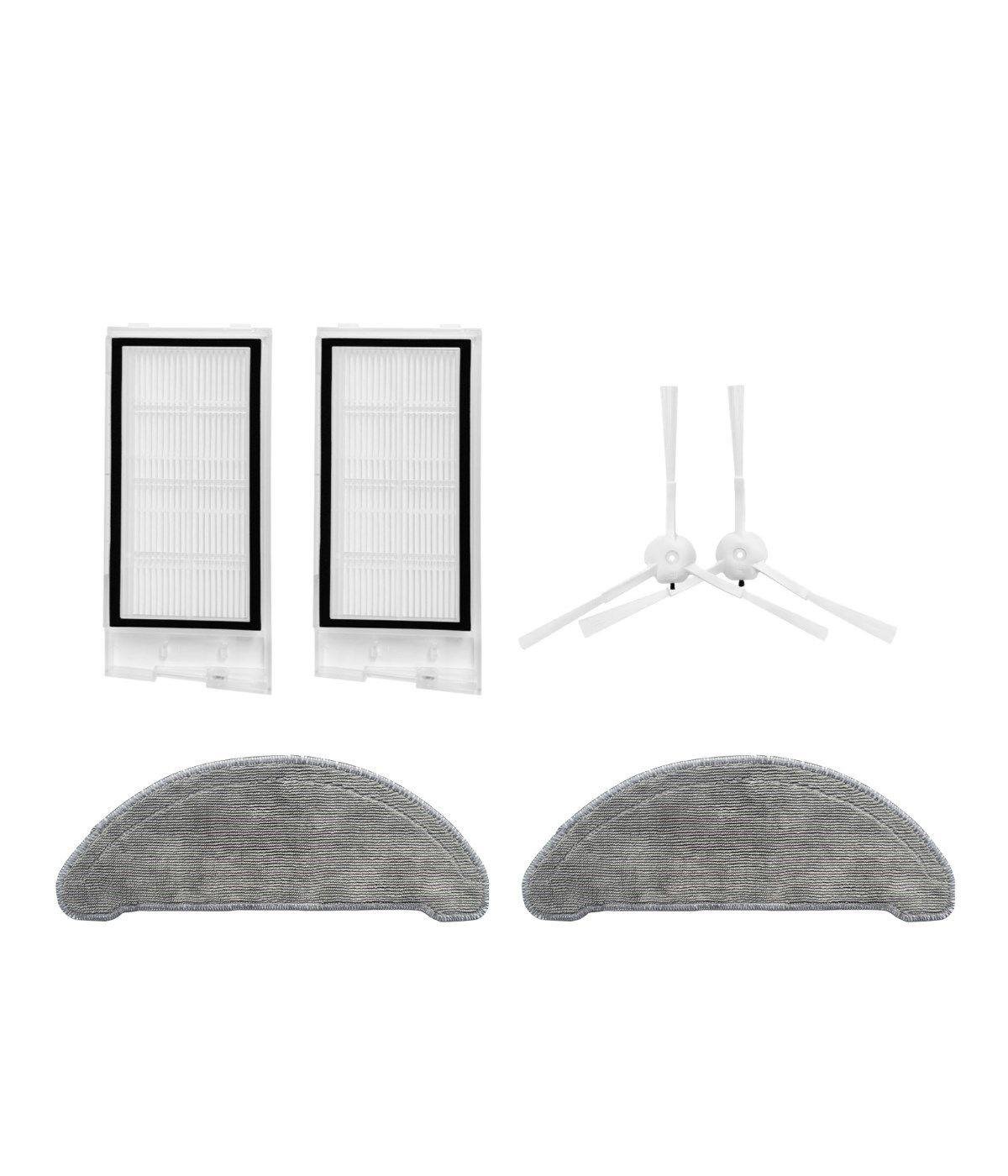 Roidmi Eve Vacuum Mop Uyumlu Yedek Hepa Filtre Yan Fırça Mop-6 Parça