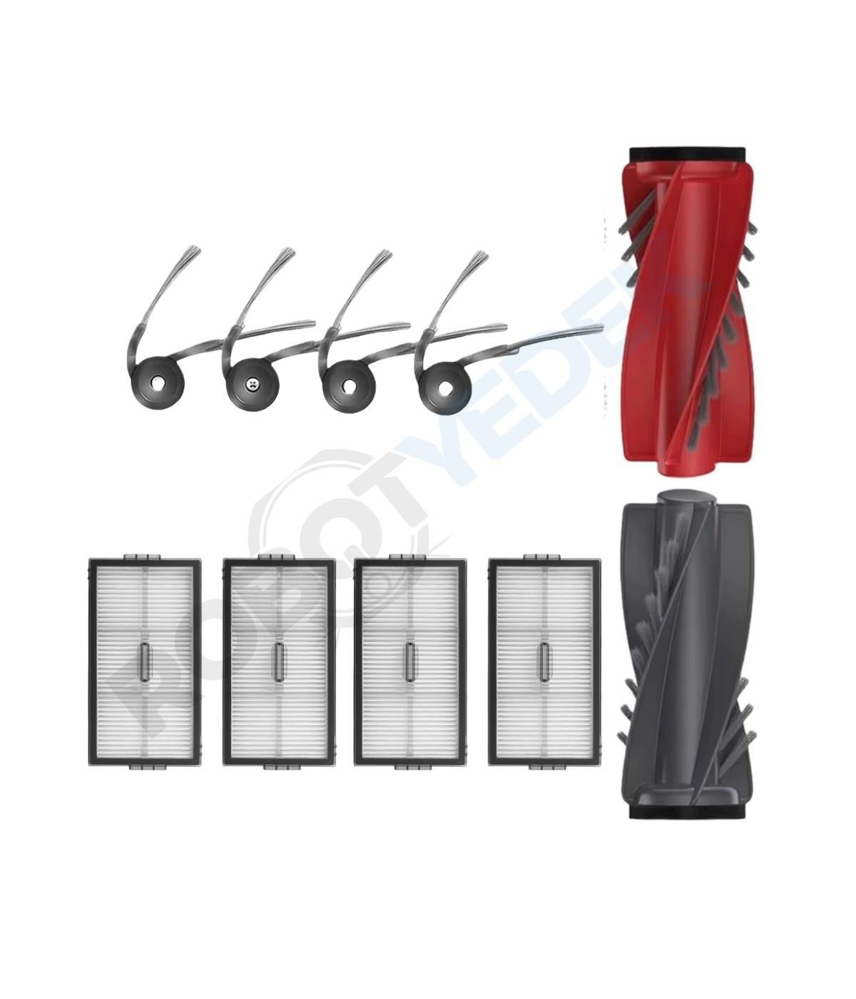 Saros 10R Uyumlu Mopsuz Fırça Hepa Filtre Seti-9 Parça