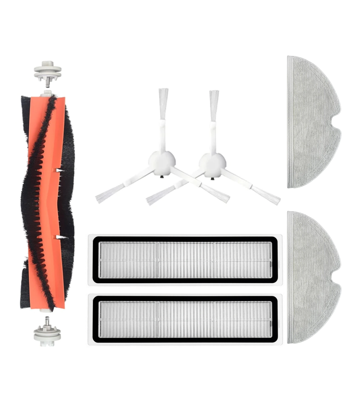 Vestel V-Bot Pro B Yedek Fırça Hepa Filtre Mop Seti (7 Parça)