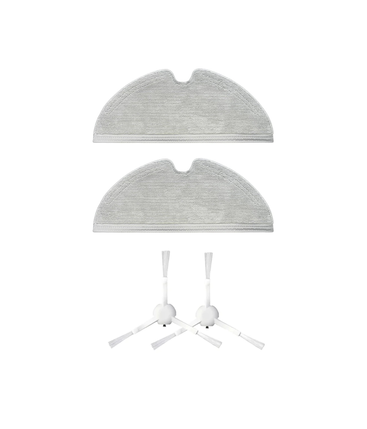 Vestel V-Bot Pro B Yedek Mop ve Yan Fırça (4 Parça)