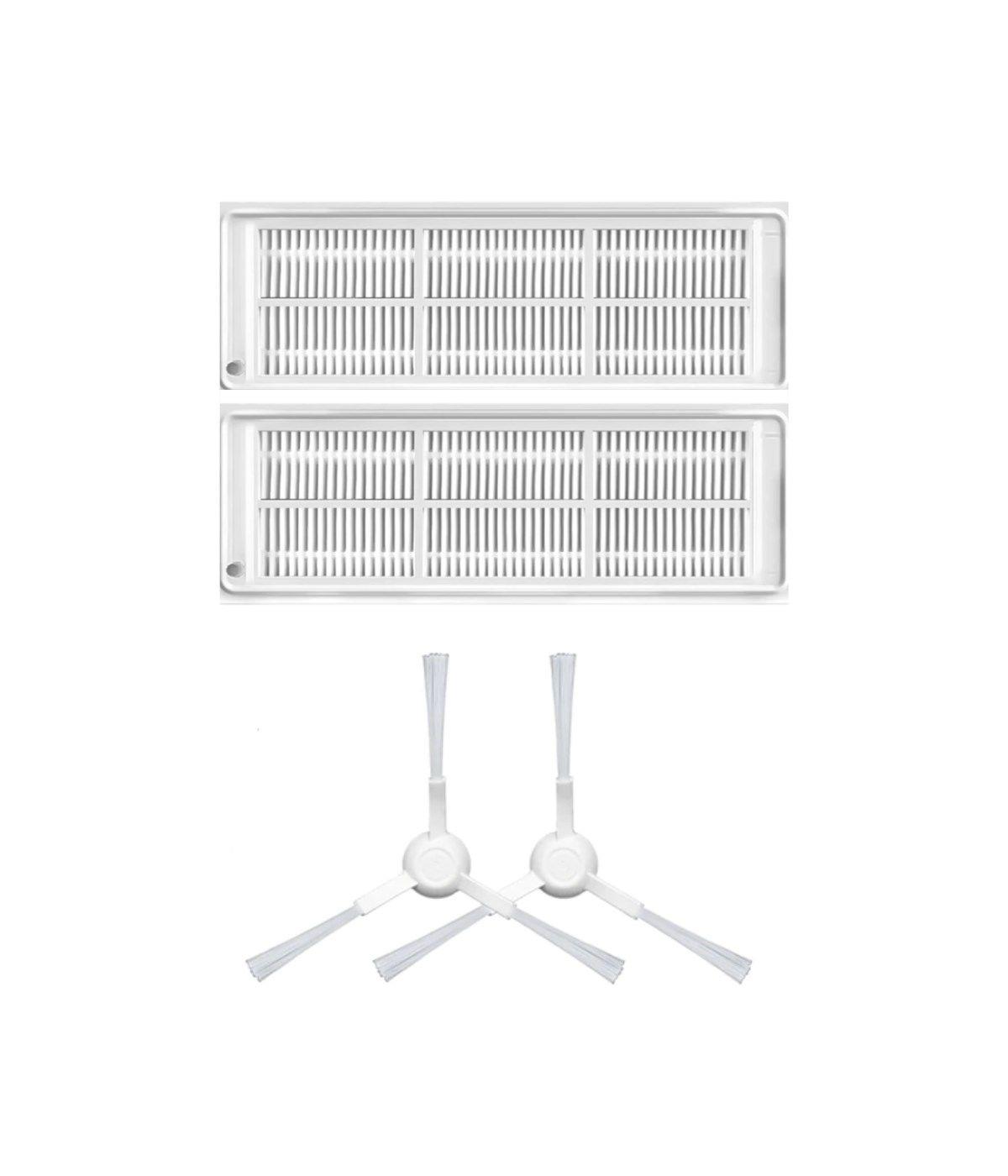 Viomi SE Uyumlu Yedek Hepa Filtre ve Yan Fırça-4 Parça