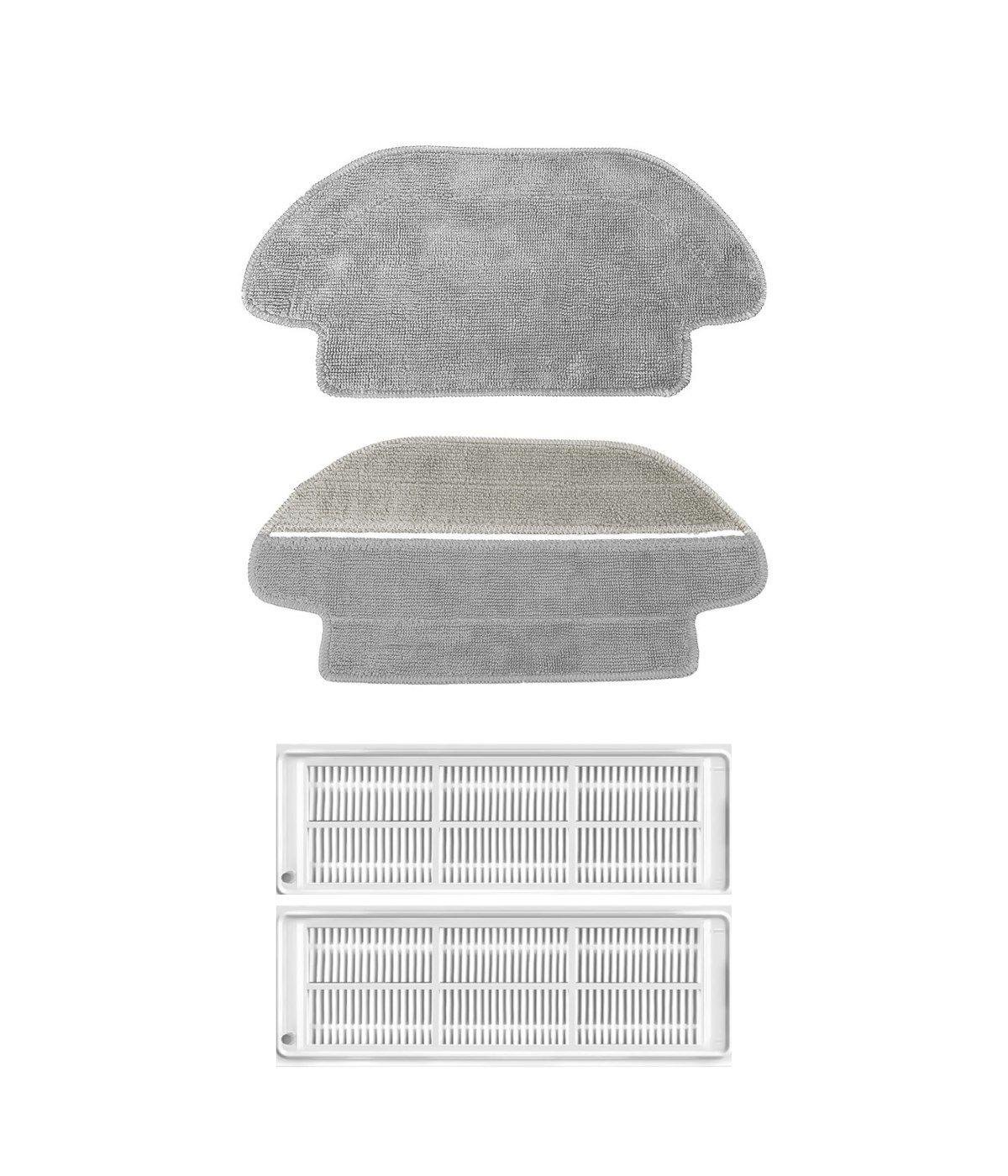 Viomi SE Uyumlu Yedek Mop ve Hepa Filtre-4 Parça