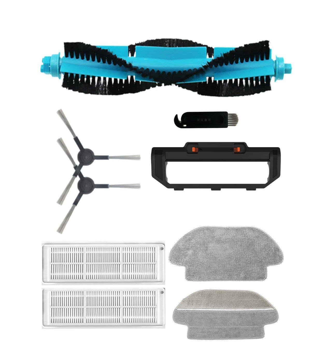 Viomi V2 PRO Uyumlu Yedek Fırça Hepa Filtre Mop Fırça Kapağı Seti-9 Parça