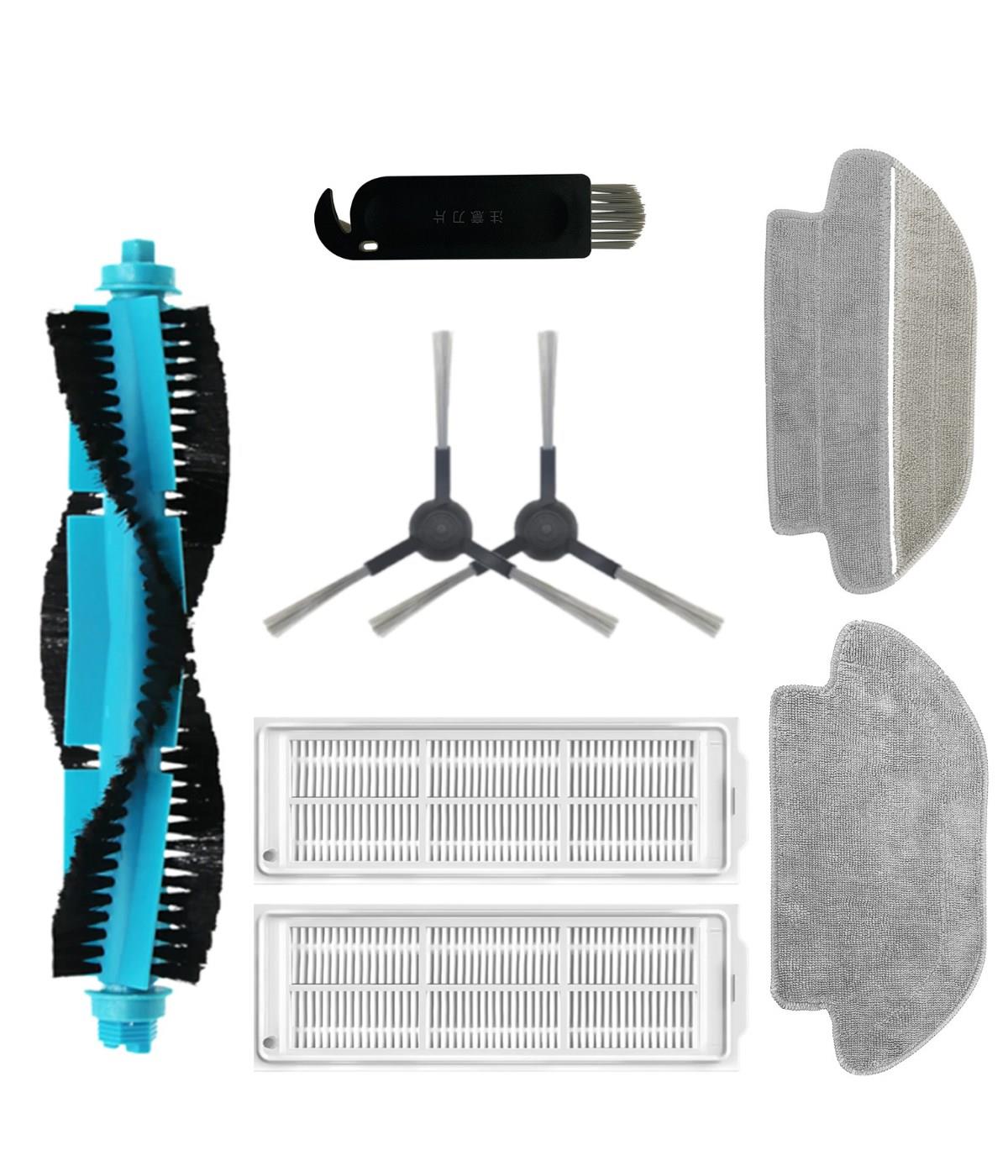 Viomi V2 PRO Uyumlu Yedek Fırça Hepa Filtre Mop Seti-8 Parça