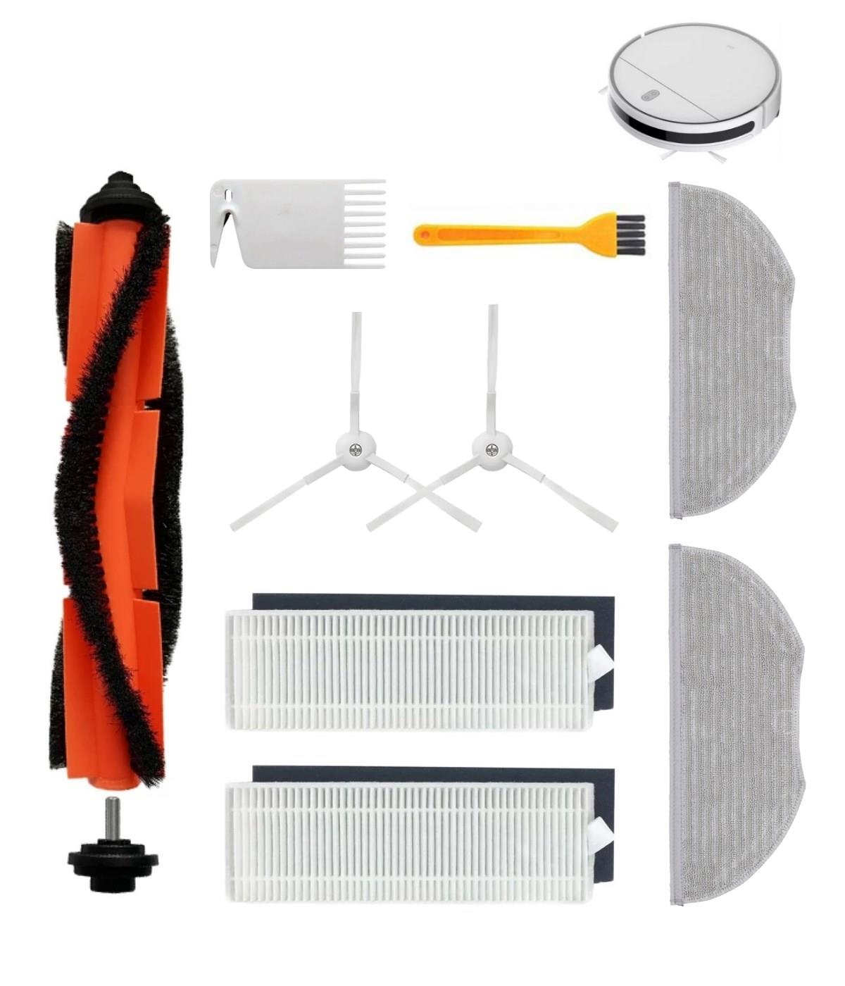 Viomi V3 Max Uyumlu Uyumlu Yedek Fırça Hepa Filtre Mop Seti-9 Parça