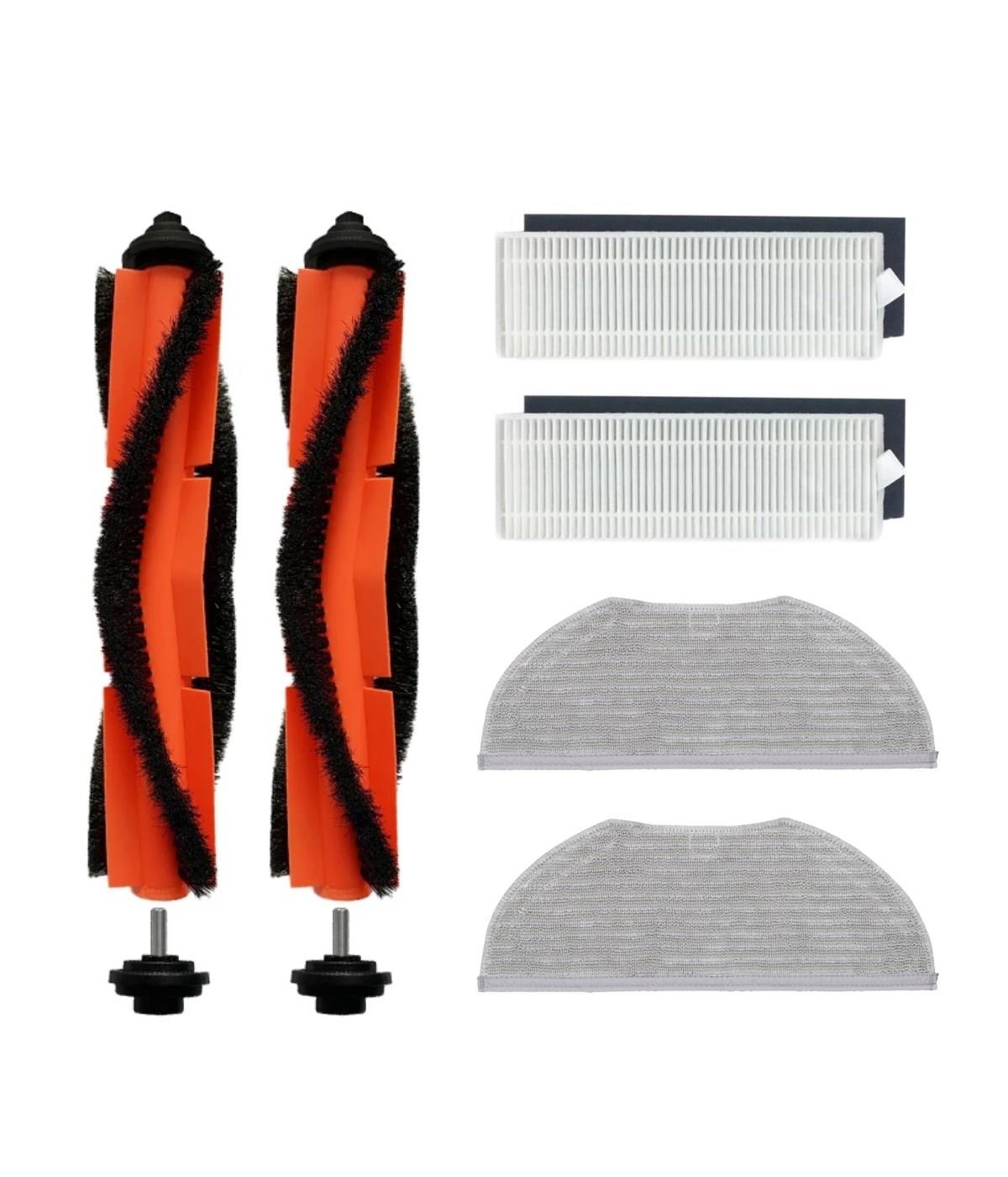 Viomi V3 Max Uyumlu Yedek Fırça Hepa Filtre Mop Seti-6 Parça