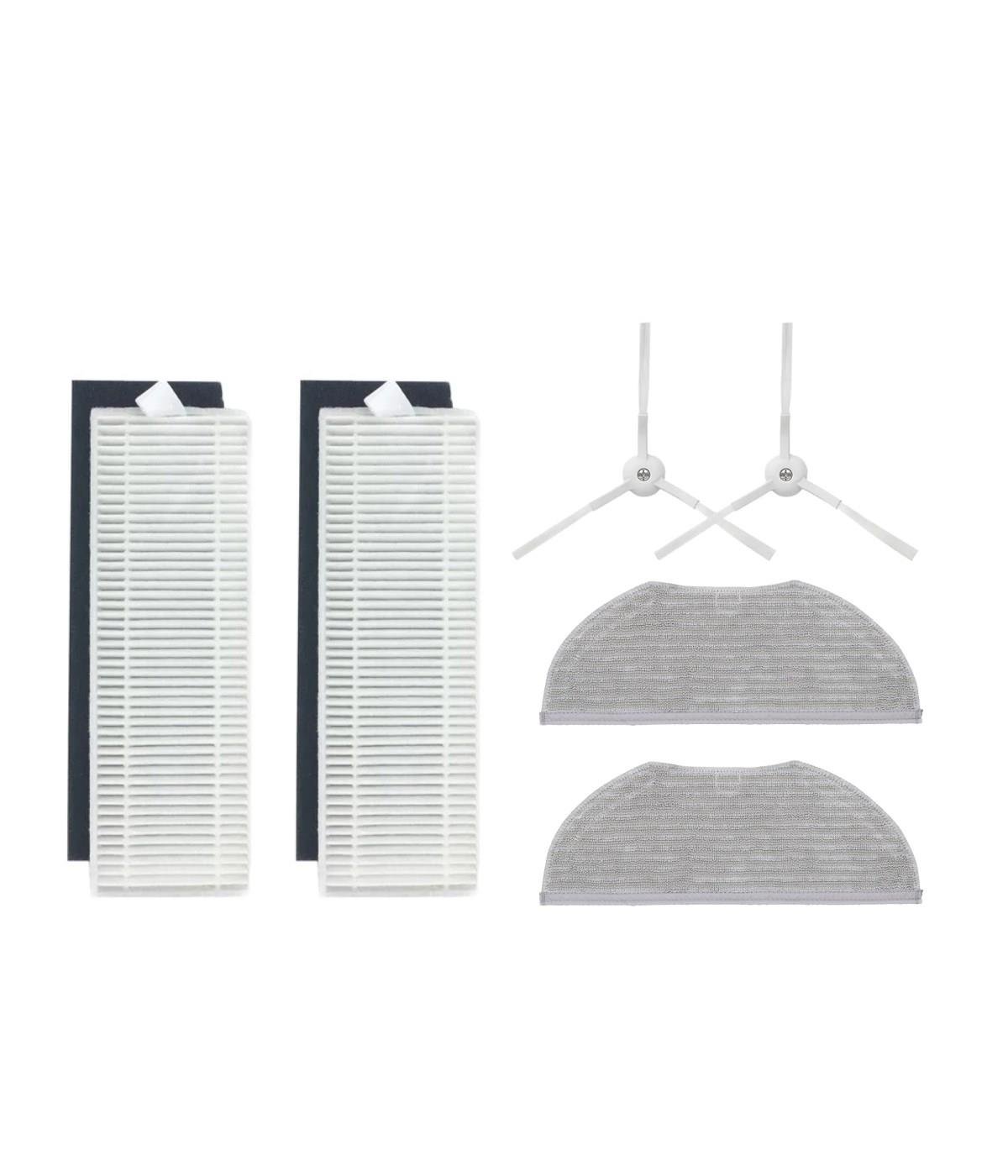 Viomi V3 Max Uyumlu Yedek Hepa Filtre Yan Fırça Mop-6 Parça