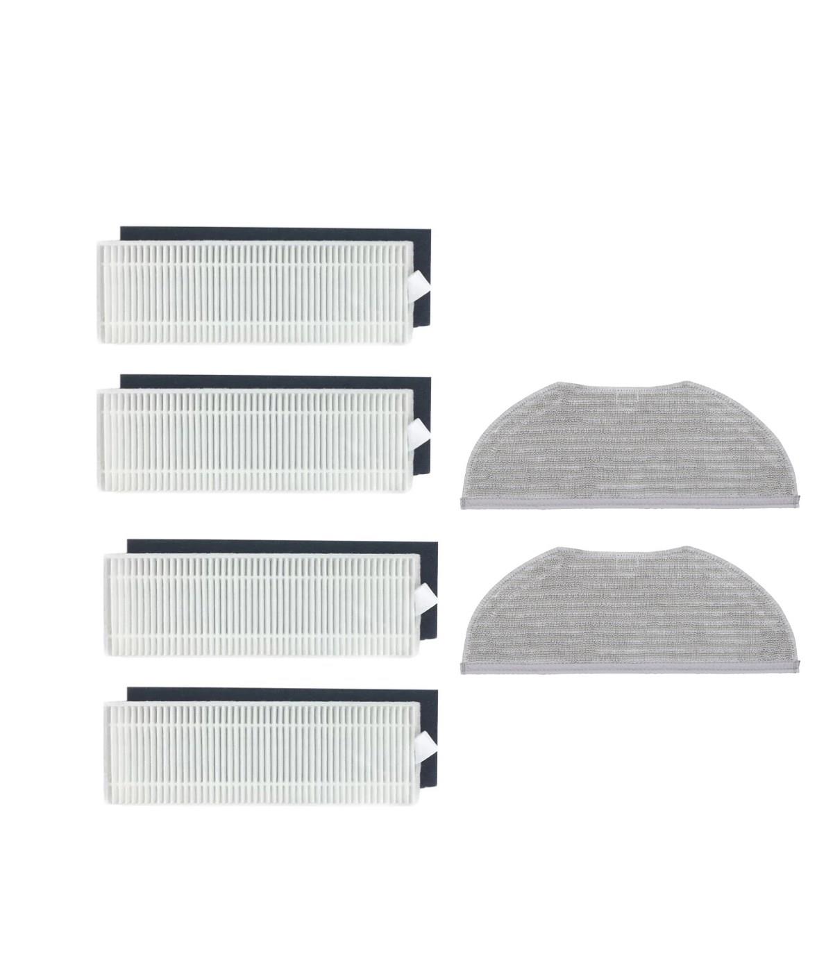 Viomi V3 Max Uyumlu Yedek Mop ve Hepa Filtre-6 Parça