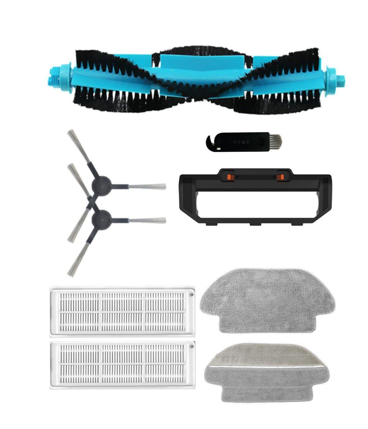 Viomi V3 Uyumlu Yedek Fırça Hepa Filtre Mop Fırça Kapağı Seti-9 Parça