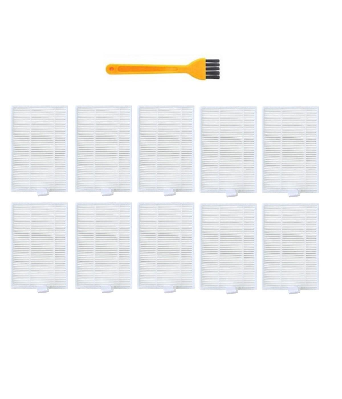 Viomi V5 Pro Uyumlu Yedek Hepa Filtre ve Temizleme Fırçası-11 Parça