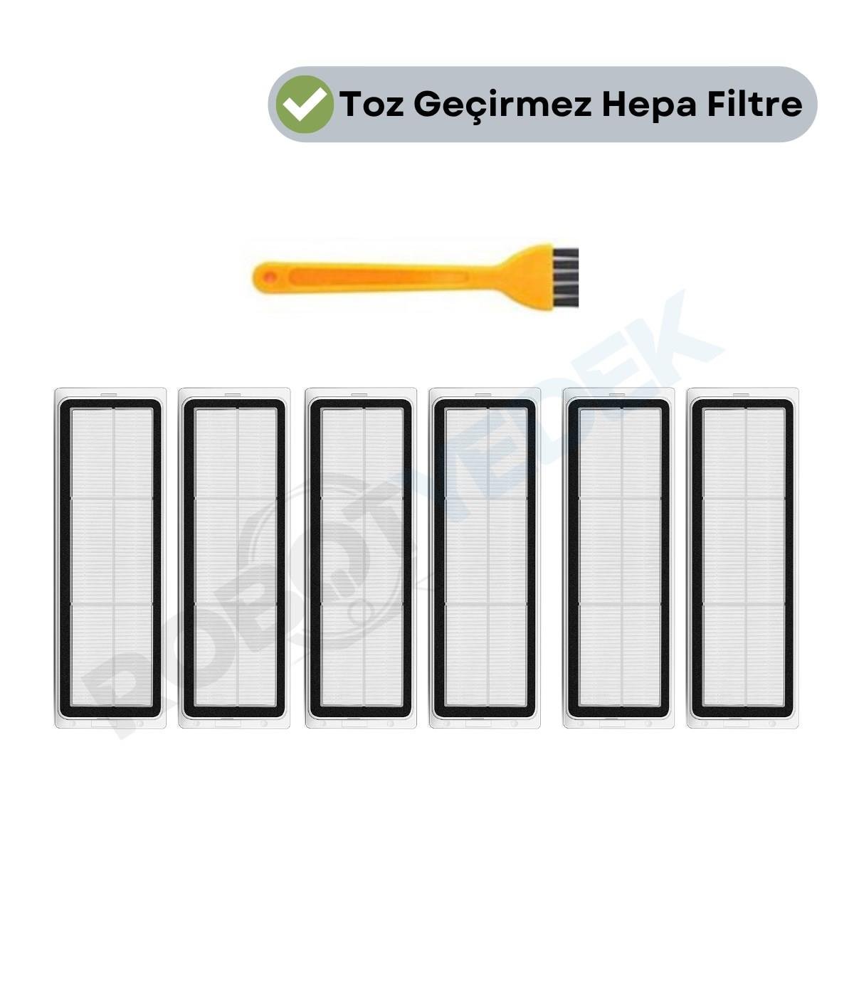 Xiaomi H40 Uyumlu Yedek Hepa Filtre-7 Parça