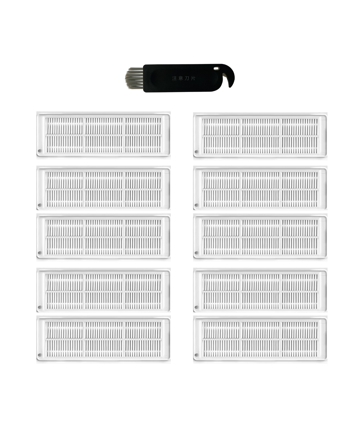 Xiaomi Mop 2 Pro (MJST1SHW) Uyumlu Yedek Hepa Filtre ve Temizleme Fırçası-11 Parça