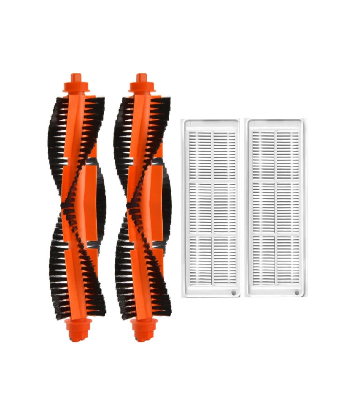 Xiaomi Mop 2S XMSTJQR2S Uyumlu Yedek Ana Fırça ve Hepa Filtre-4 Parça