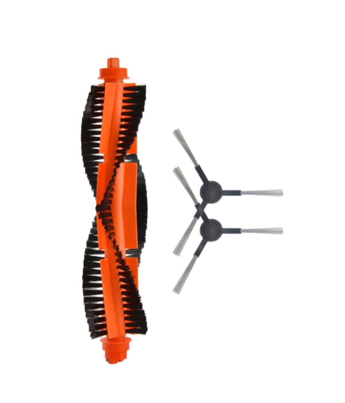 Xiaomi Mop 2S XMSTJQR2S Uyumlu Yedek Ana Fırça ve Yan Fırça-3 Parça