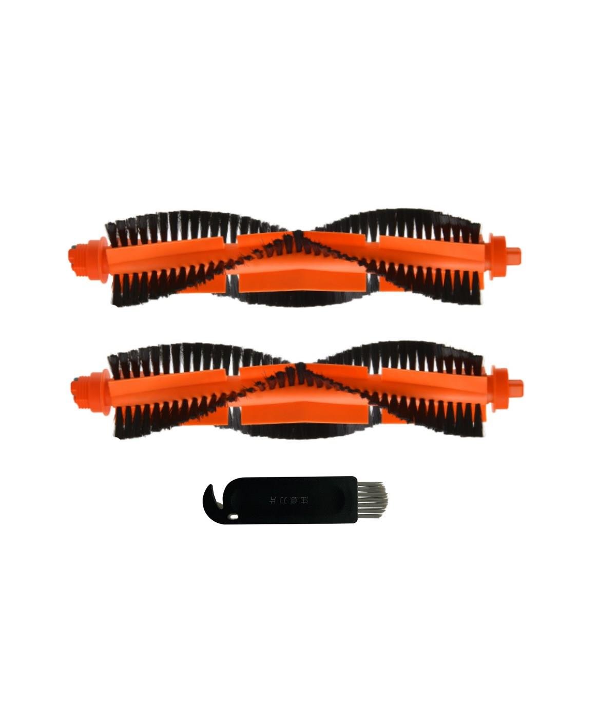 Xiaomi Mop 3C B106CN Uyumlu Yedek Ana Fırça ve Temizleme Fırçası-3 Parça