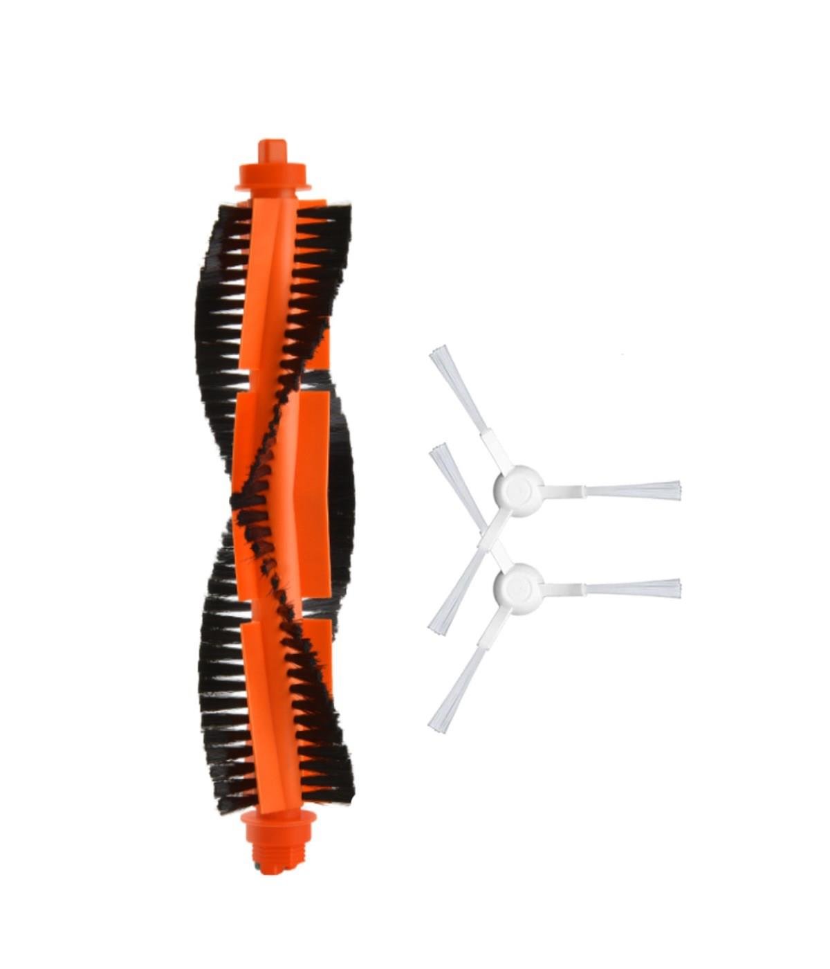 Xiaomi Mop Pro STYJ02YM (Beyaz) Uyumlu Yedek Ana Fırça ve Yan Fırça-3 Parça