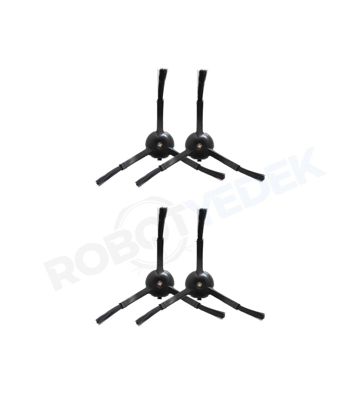 Xiaomi S10T STFCR01SZ Uyumlu 4 Adet Siyah Yan Fırça