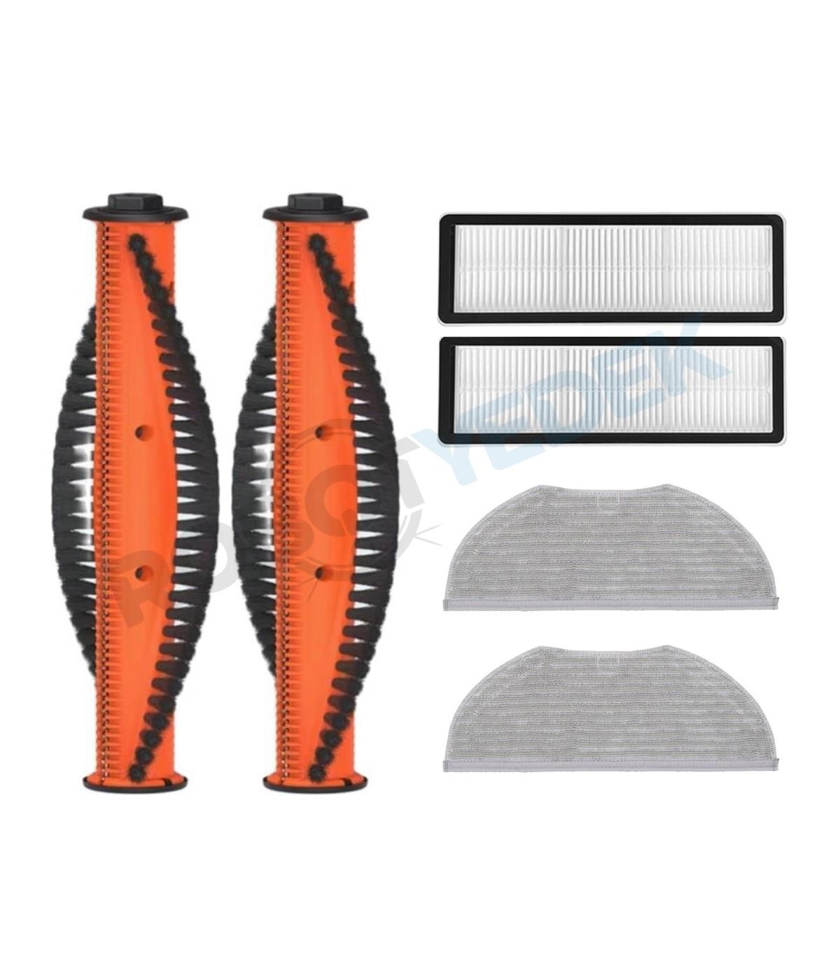 Xiaomi S10T STFCR01SZ Uyumlu Yedek Ana Fırça Hepa Filtre Mop-6 Parça