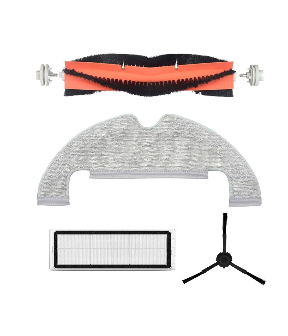 Xiaomi Vacuum Mop 2 Ultra Uyumlu Yedek Fırça Filtre Mop Seti-4 Parça