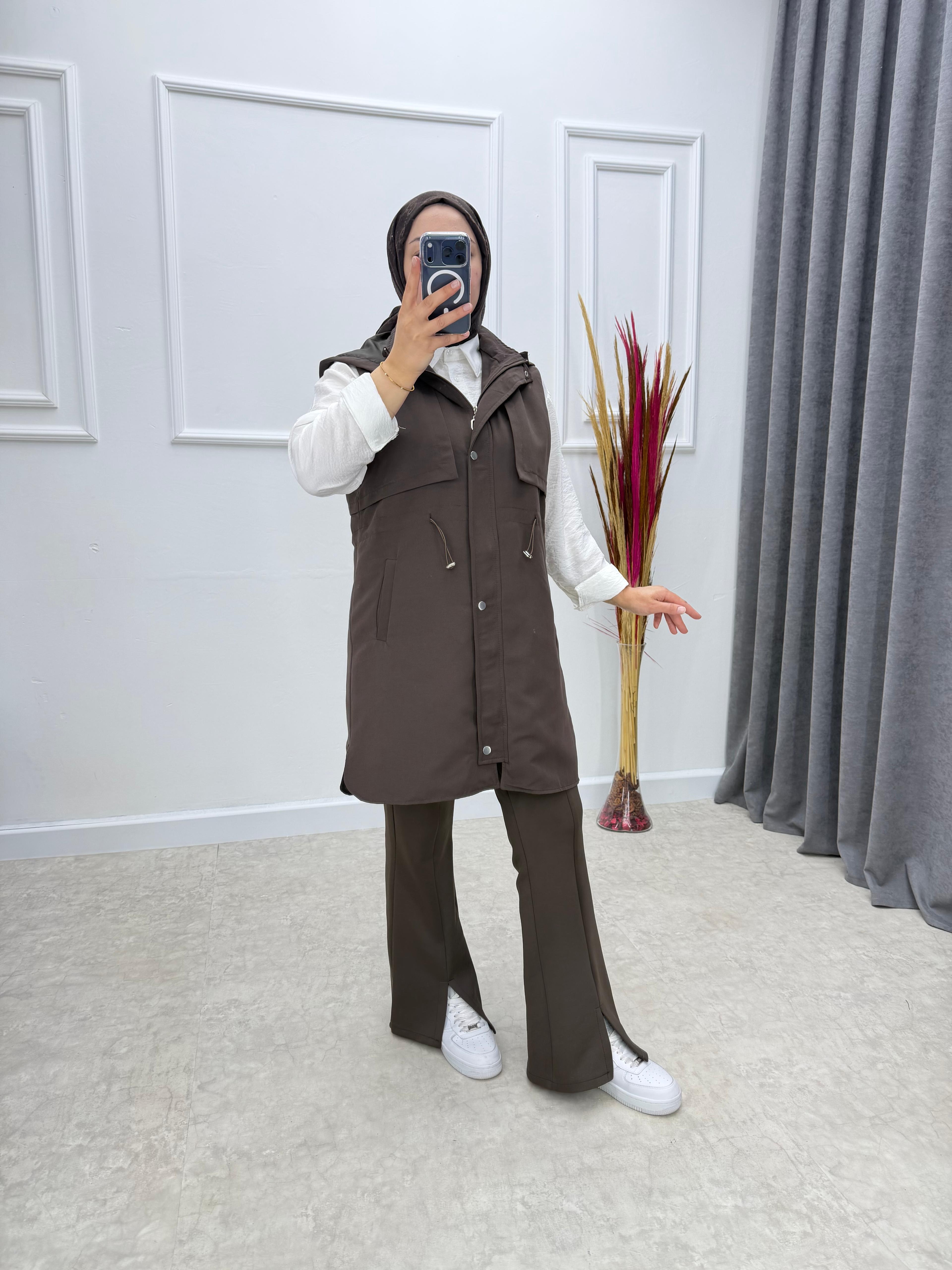 Casual Astarlı Torino Yelek Kahve