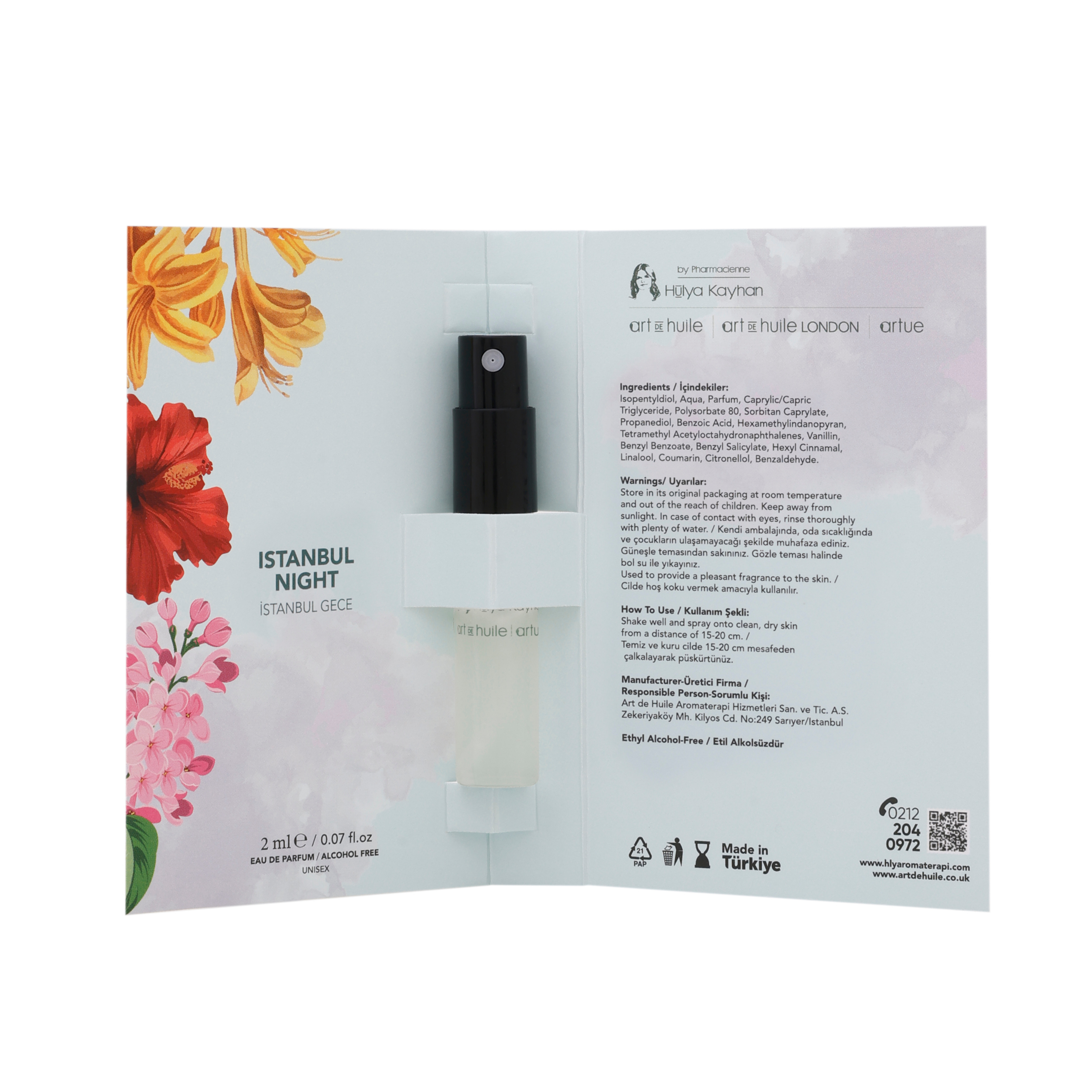 7 HILLS 7 HEALS NIGHT ŞAL + 2 ml PARFUM SET