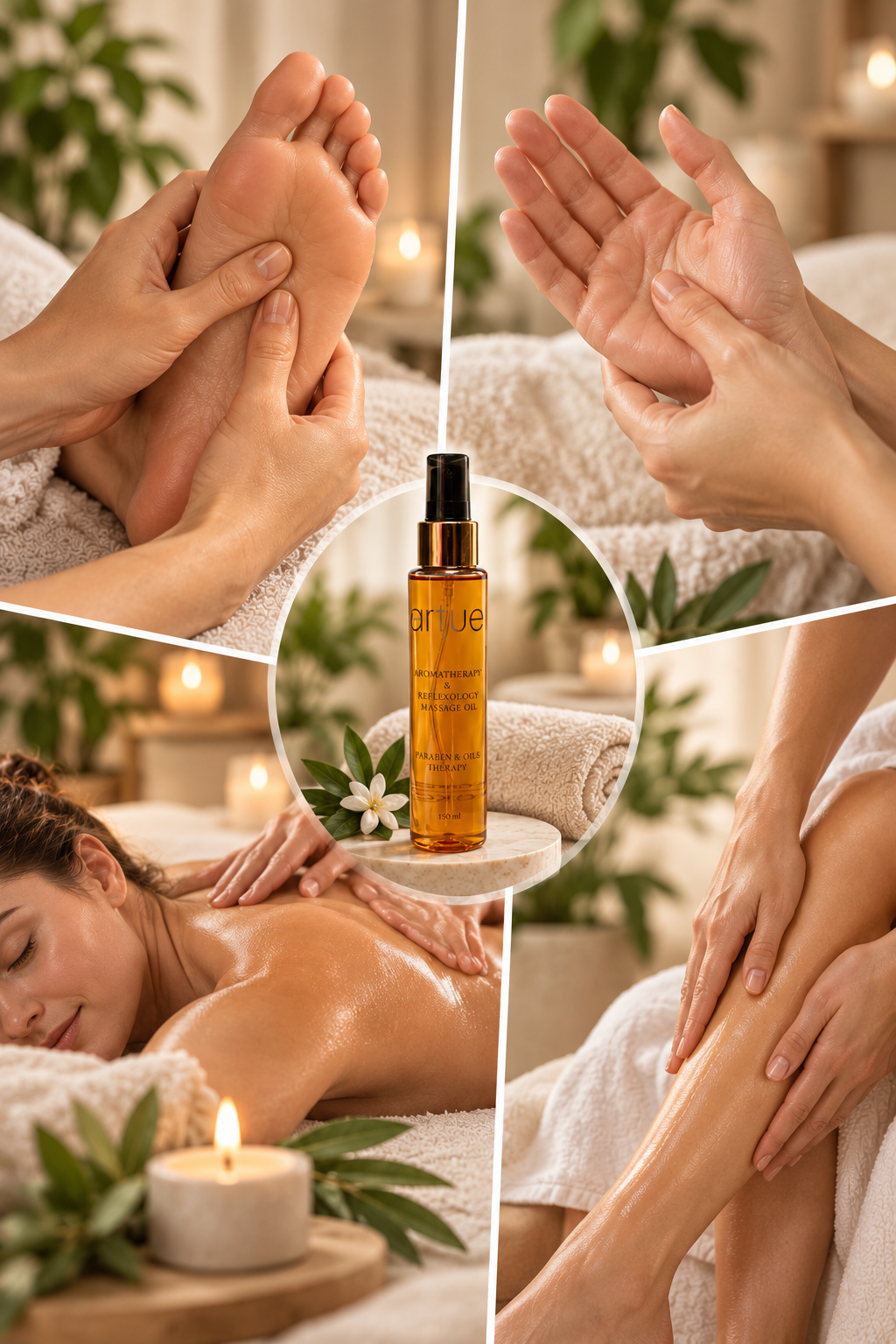 Aromaflex Masaj Yağı 150 ml | Aromaterapi ve Refleksoloji Masaj Yağı