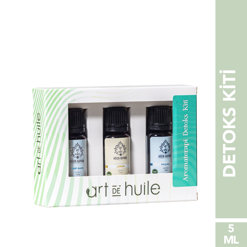 Aromaterapi Detoks Kiti - Nane Limon Paçuli 5 ml
