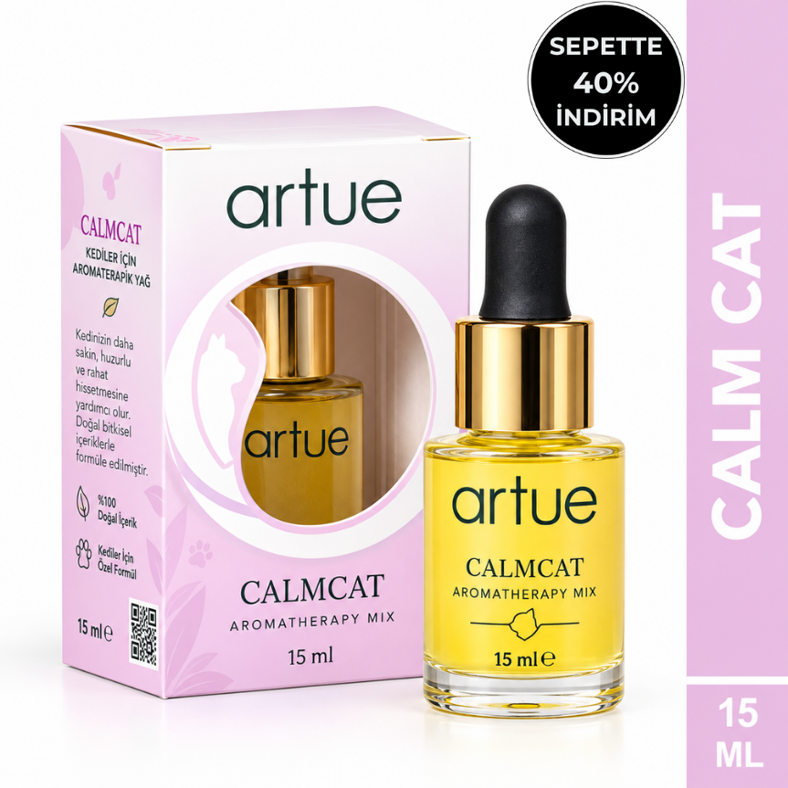 ARTUE CalmCat - Kediler İçin Aromaterapik Bakım Yağı 15 ml