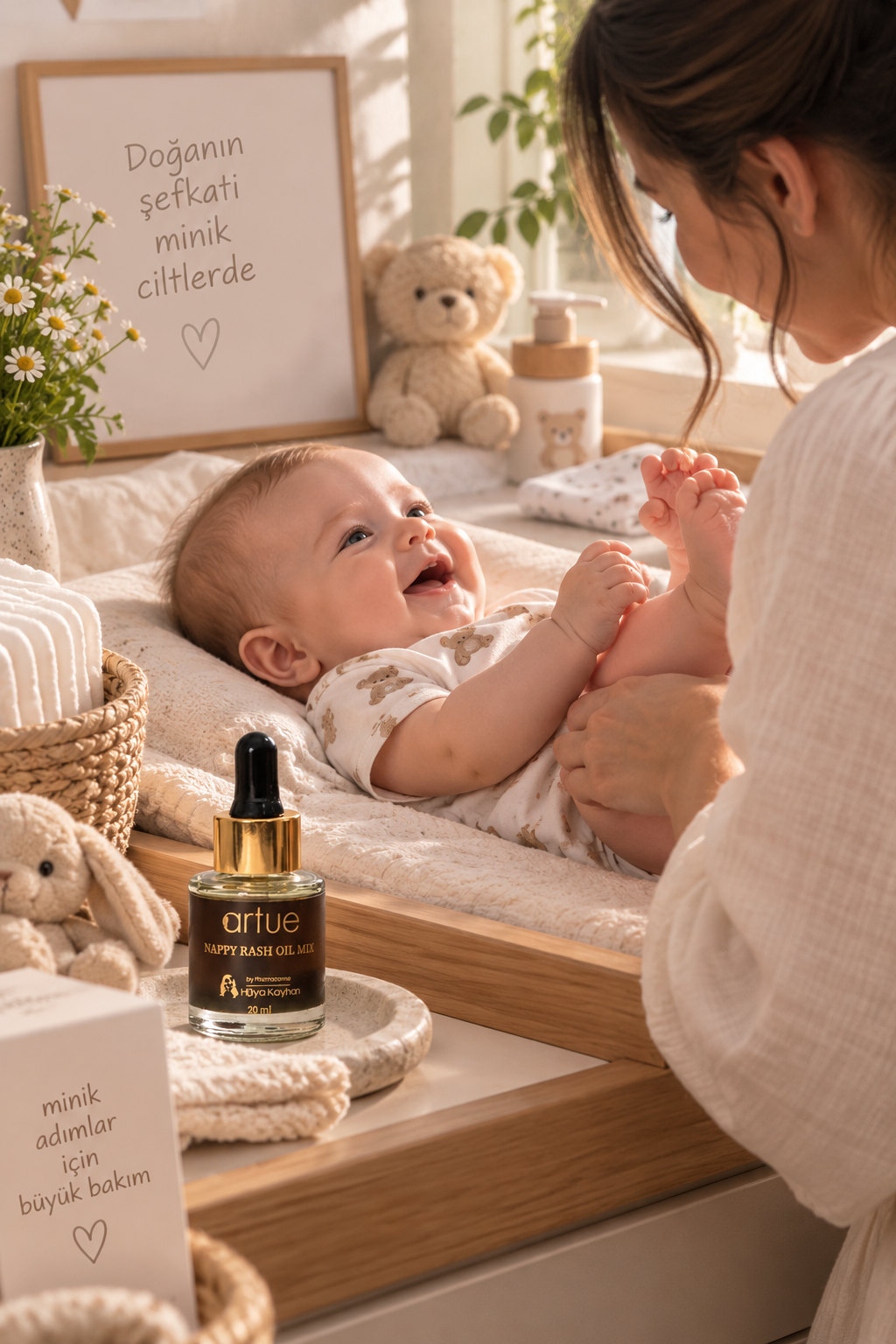 Nappy Rash Oil Mix |Pişik Önleyici & Onarıcı Bakım Yağı