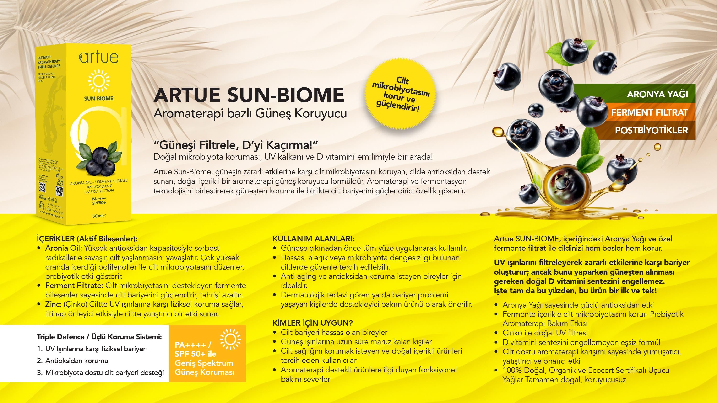 Sun-Biome - Triple Defence - Güneş Koruyucu