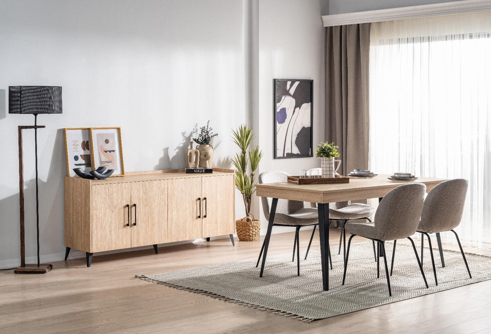 Ceramical Yemek Odası Takımı - Ebru