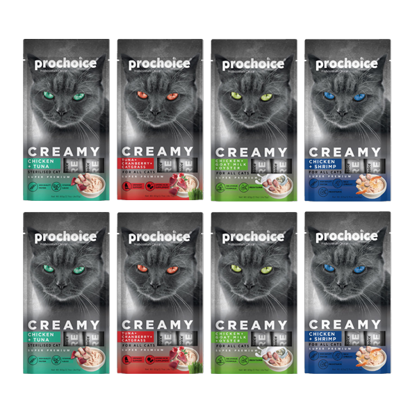  Prochoice Creamy Sıvı Kedi Ödül Maması 8'li Set