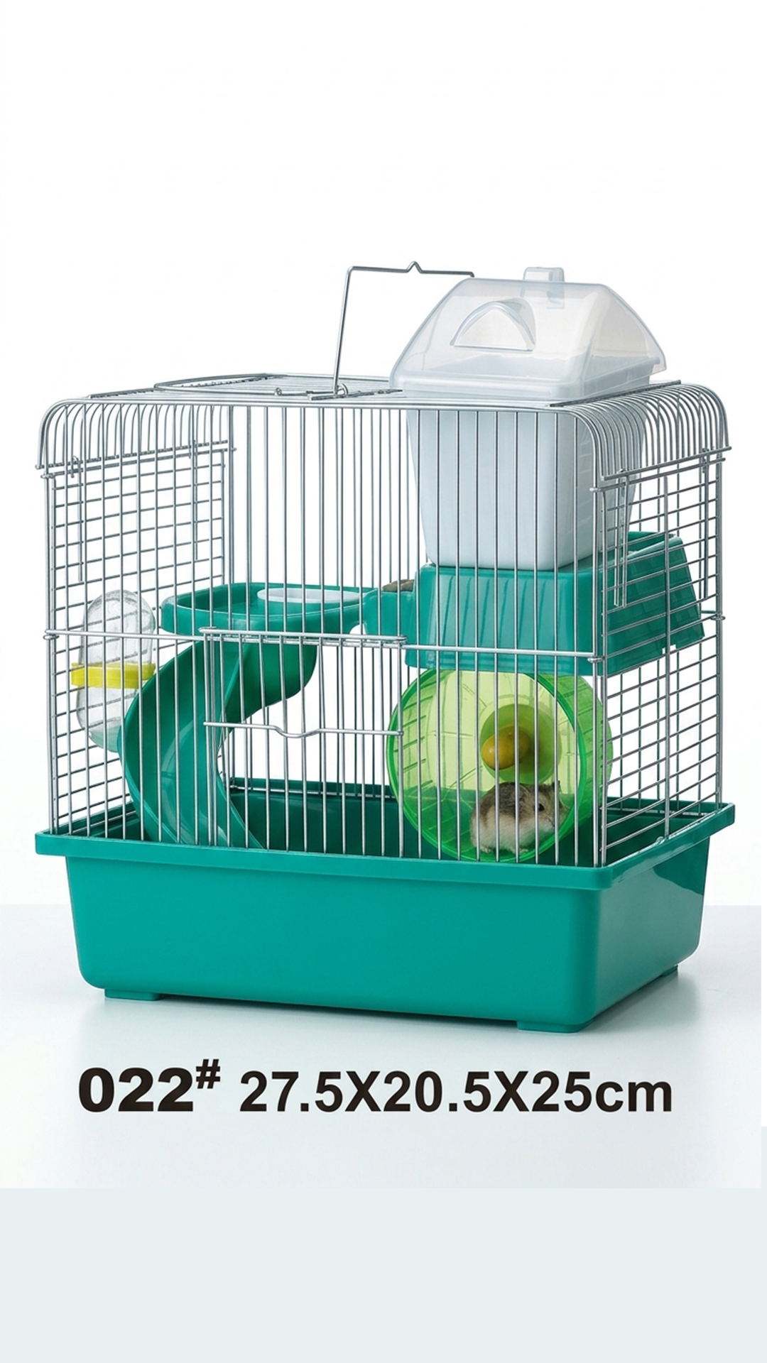 022 HAMSTER KAFESİ 27,5*20,5*25 CM