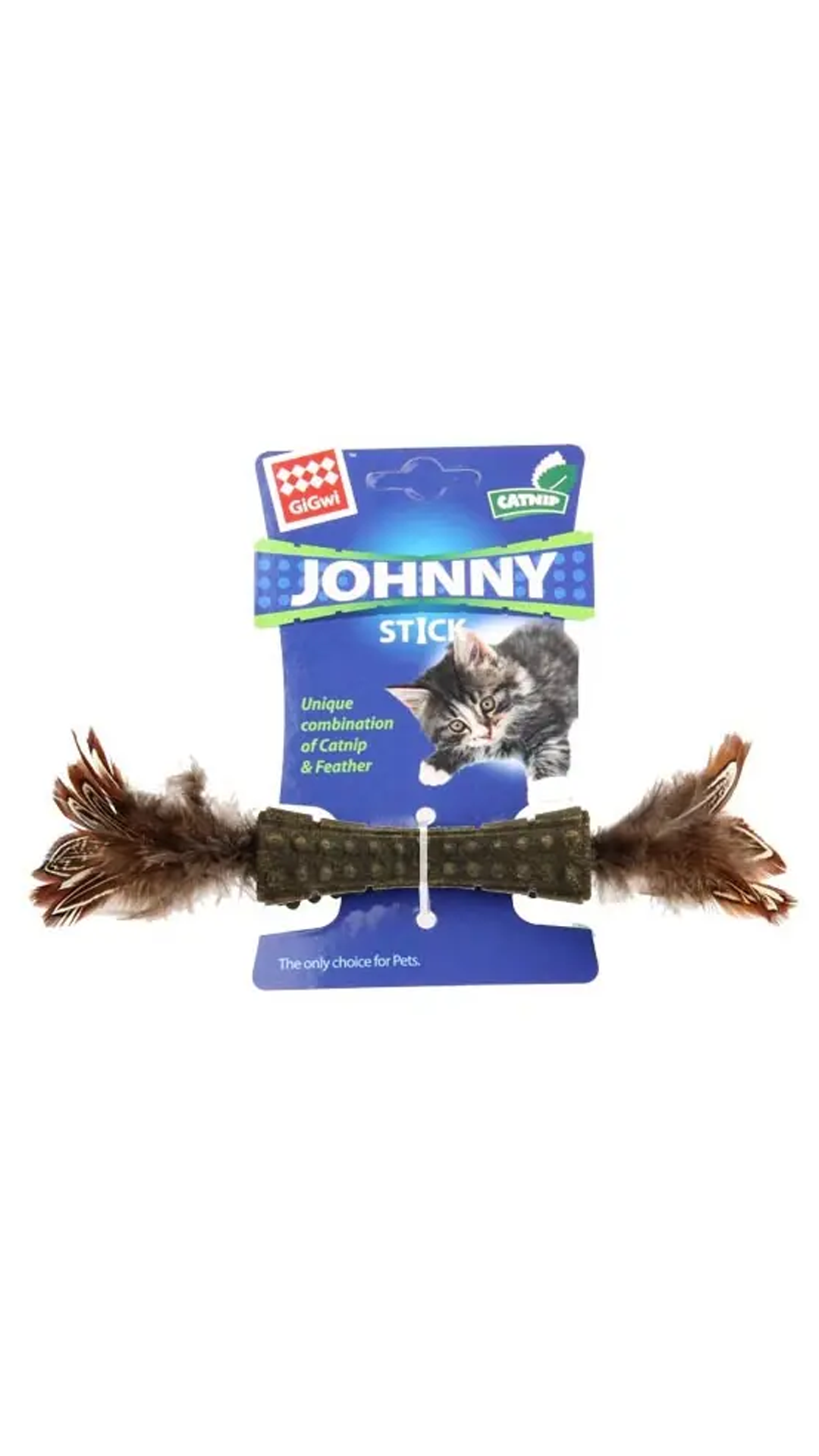 7070 Johnny Stick Catnipli Doğ.Kahverengi ÇifTüylü