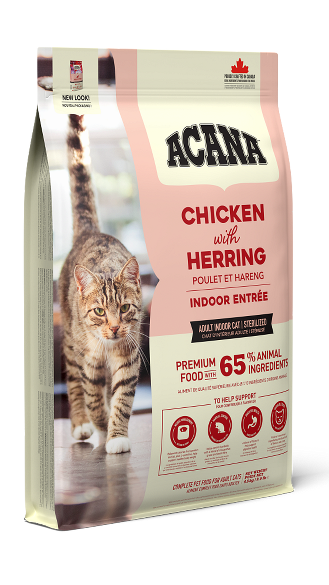 Acana Indoor Entree Hairball Control Tavuklu ve Hindili Kısırlaştırılmış Kedi Maması 1,8 kg