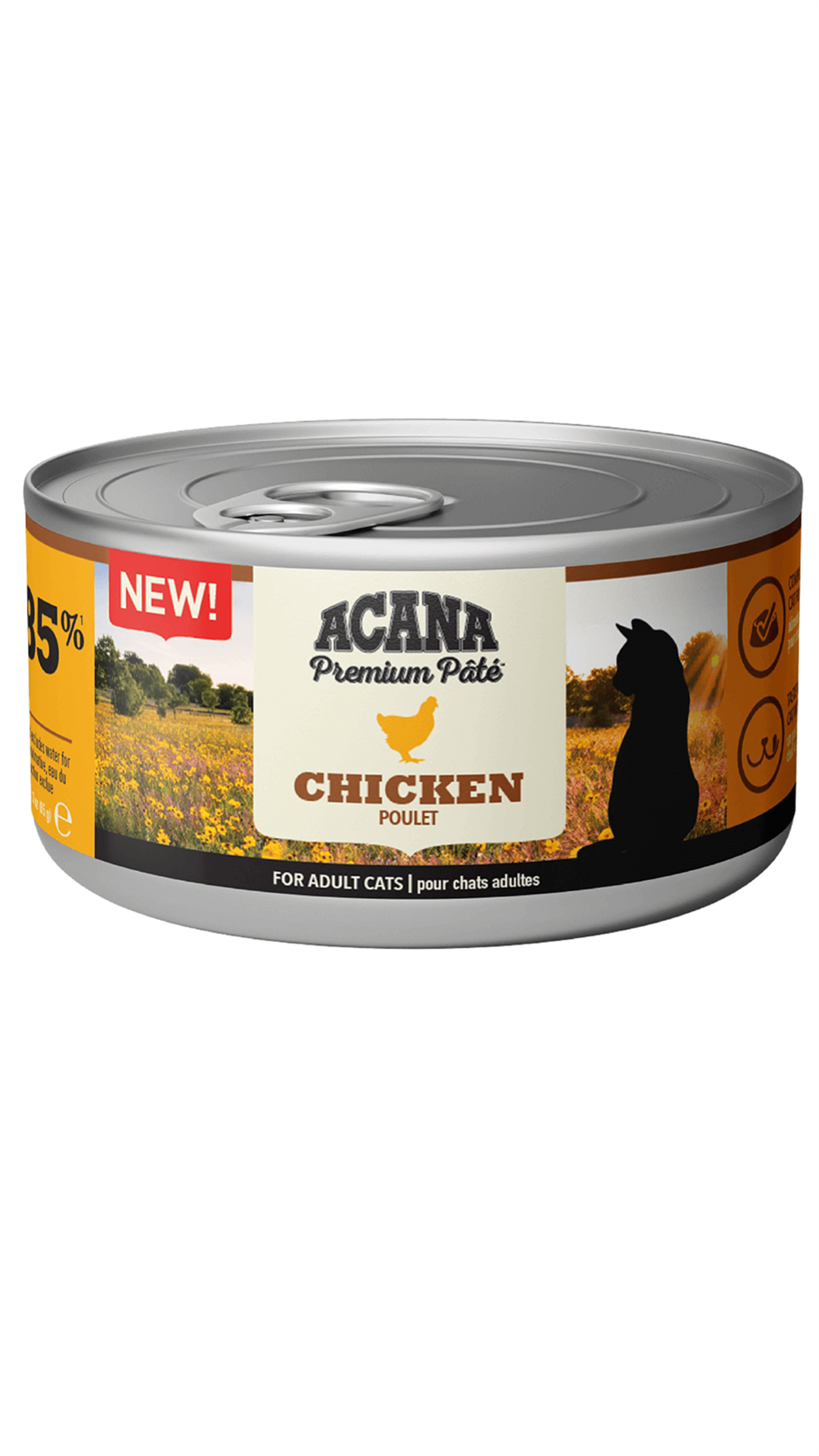 Acana Premium Pate Tavuklu Ezme Yetişkin Kedi Konservesi 85gr