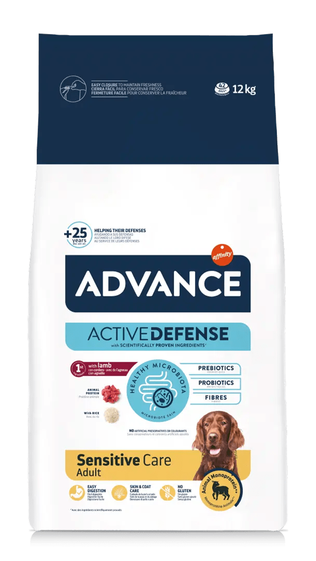ADVANCE DOG SENSITIVE LAMB & RICE 12 KG
