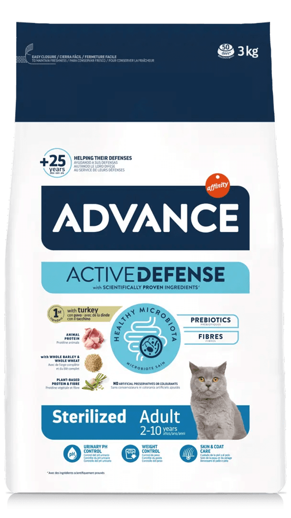 Advance Hindili Kısırlaştırılmış Kedi Maması 3kg