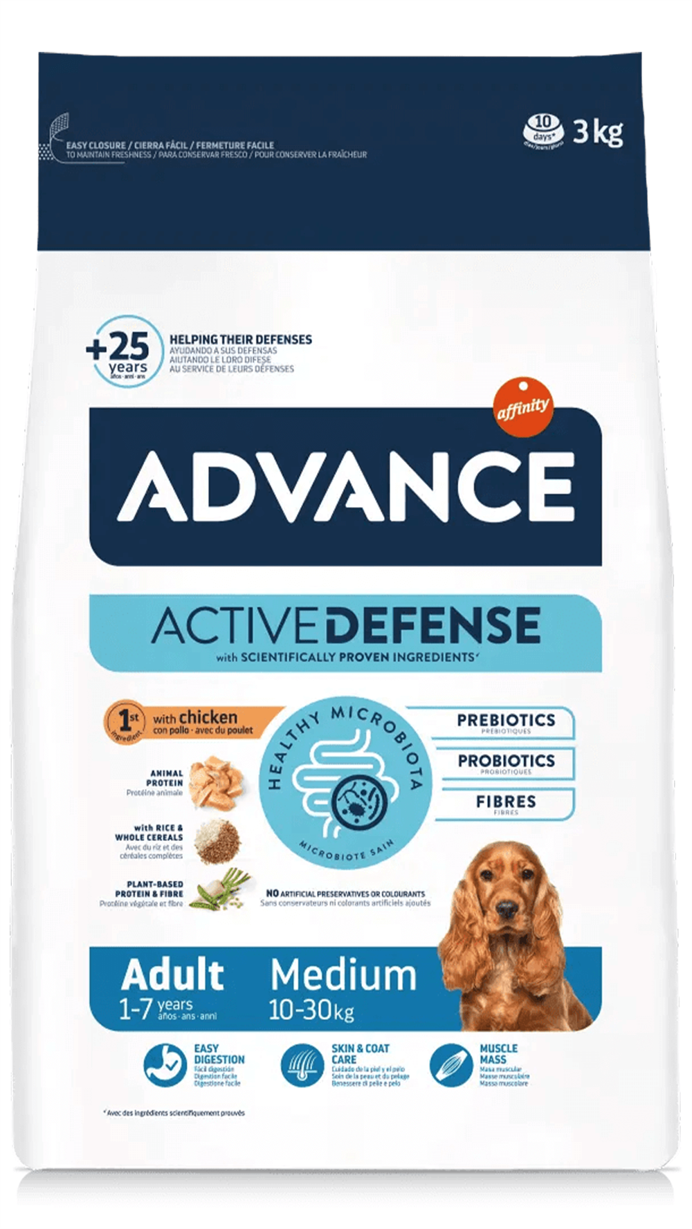 Advance Tavuklu Orta Irk Yetişkin Köpek Maması 3kg