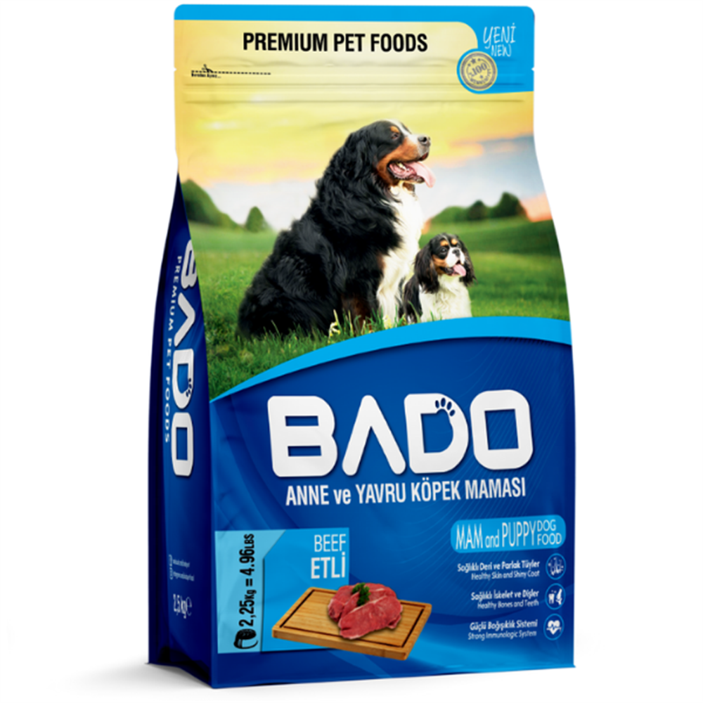 Bado Mom & Puppy Beef Anne ve Yavru Köpek Maması 2250 Gr