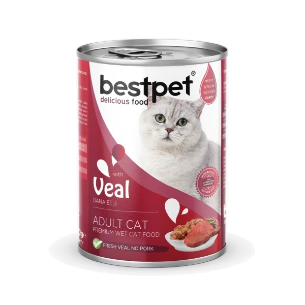 BestPet Dana Etli Yetişkin Kedi Konservesi 400gr