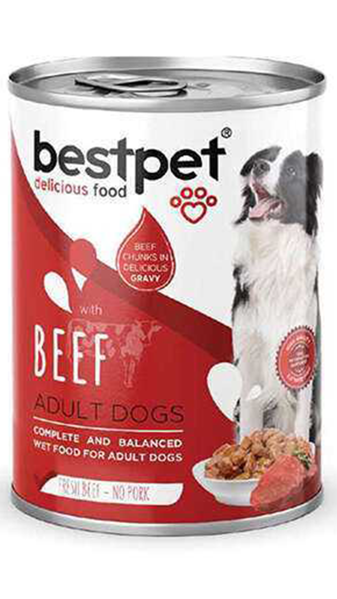 BestPet Sığır Etli Yetişkin Köpek Konservesi 400gr